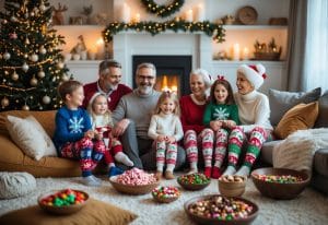 Read more about the article Sådan skaber du den perfekte julehygge med slik og juleleggings til hele familien